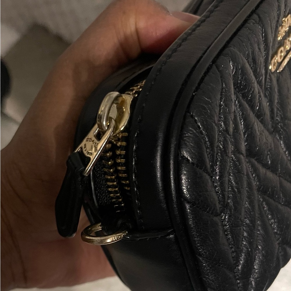 Coach Black Quilted Women's Belt Bag - Picture 7 of 12